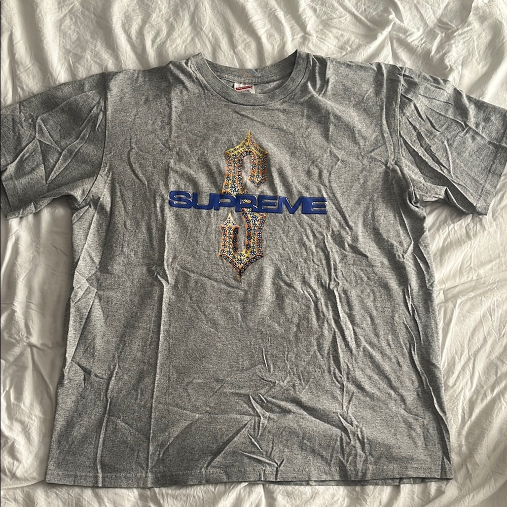 Supreme Gray Diamond T-Shirt